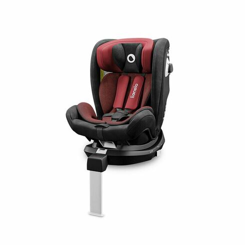 Scaun auto Lionelo Braam, rotativ 360 grade, cu Isofix, 0-36 kg, Red Burgundy, Culoare: Rosu/Negru, Grupa: 0-36kg (0 luni - 12 ani)
