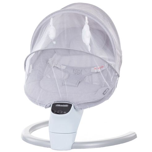 Leagan electric Chipolino Yoga mist, Culoare: Gri deschis,poza 2