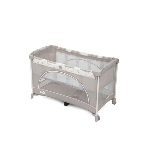Patut pliant Joie Allura 120, Flowers Forever, Culoare: Gri deschis, Dimensiuni: 120x60 - poza 2 - ExclusivMAG.ro
