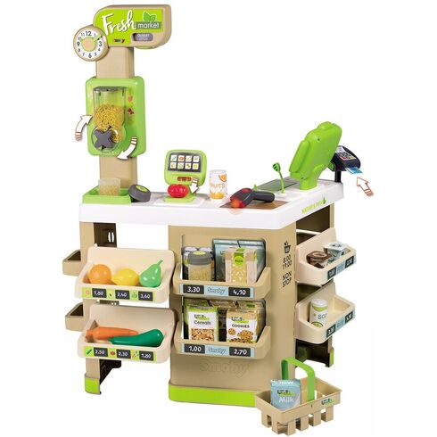 Magazin pentru copii Smoby Fresh Market cu accesorii - poza 2 - ExclusivMAG.ro