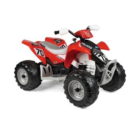 ATV Peg Perego Polaris Outlaw 330 W, 12V, 3 ani+, Negru / Rosu,poza 4  - ExclusivMAG.ro ATV Peg Perego Polaris Outlaw 330 W, 12V, 3 ani+, Negru / Rosu,poza 4