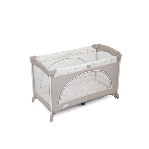 Patut pliant Joie Allura 120, Flowers Forever, Culoare: Gri deschis, Dimensiuni: 120x60 - poza 4 - ExclusivMAG.ro