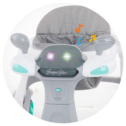 Premergator Chipolino Super Star 2 in 1 mint, Culoare: Turcoaz,poza 9