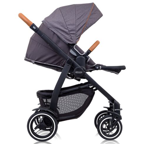 Carucior Graco Evo XT Iron, Culoare: Gri,poza 6  - ExclusivMAG.ro Carucior Graco Evo XT Iron, Culoare: Gri,poza 6