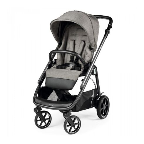 Carucior 3 in 1 Peg Perego Veloce, Lounge, 0 - 22 kg, City Grey, Gri / Alb, Culoare: Alb/Gri,poza 3