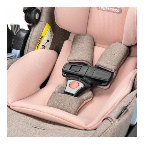 Carucior 3 in 1 Peg Perego Veloce, Lounge, 0 - 22 kg, Mon Amour, Bej / Roz, Culoare: Roz,poza 8