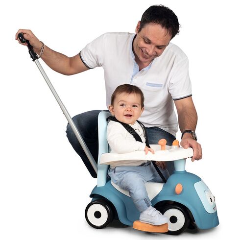 Masinuta de impins Smoby Maestro blue, Culoare: Albastru,poza 8