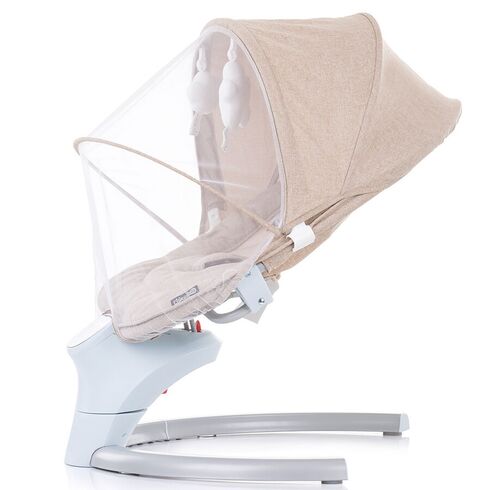 Leagan electric Chipolino Yoga latte, Culoare: Crem,poza 4