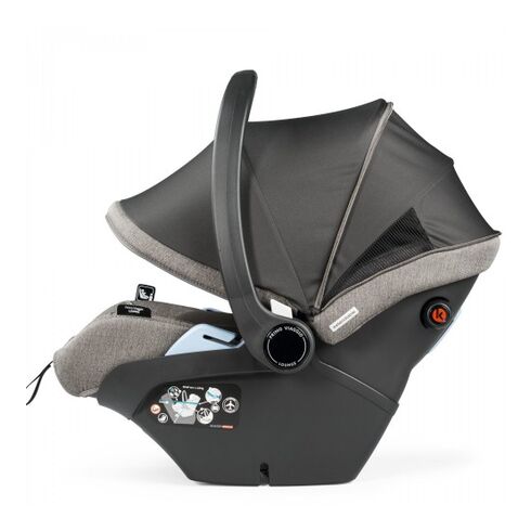 Carucior 3 in 1 Peg Perego Veloce, Lounge, 0 - 22 kg, City Grey, Gri / Alb, Culoare: Alb/Gri,poza 8