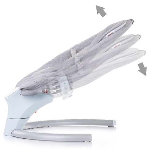 Leagan electric Chipolino Yoga mist, Culoare: Gri deschis,poza 6