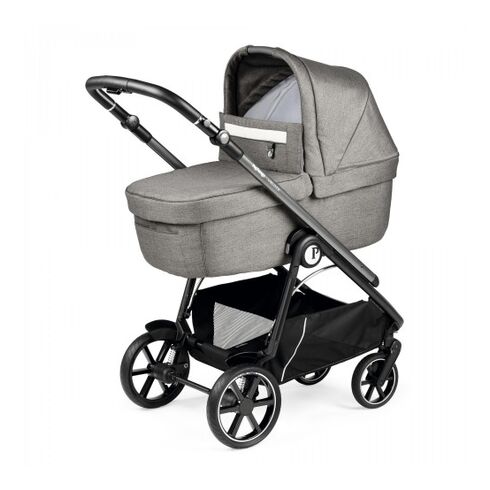 Carucior 3 in 1 Peg Perego Veloce, Lounge, 0 - 22 kg, City Grey, Gri / Alb, Culoare: Alb/Gri,poza 2