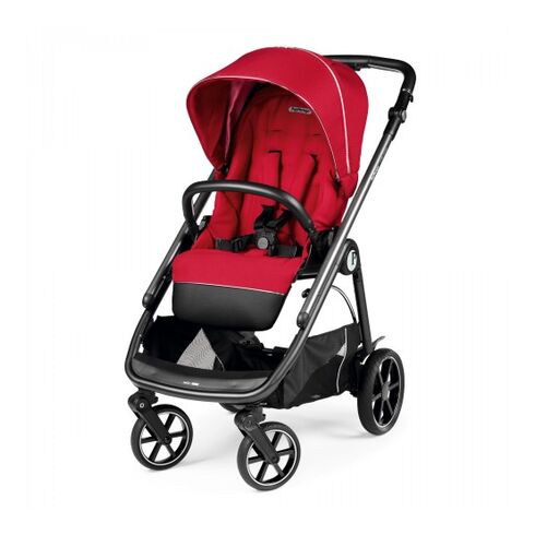 Carucior 3 in 1 Peg Perego Veloce, Primoviaggio SL, 0 - 22 kg, Red Shine, Rosu, Culoare: Rosu,poza 2
