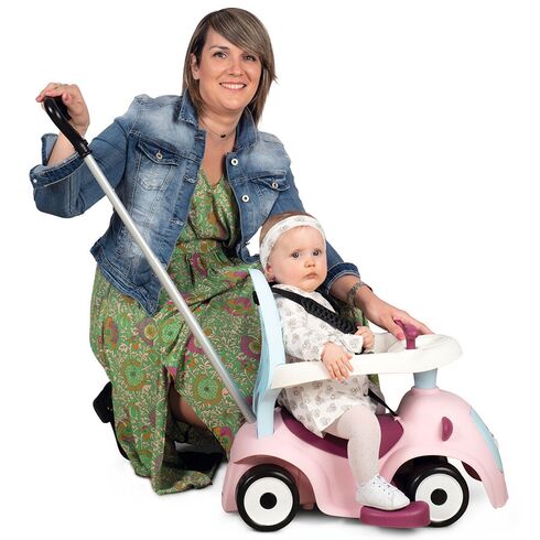 Masinuta de impins Smoby Maestro pink, Culoare: Roz,poza 8