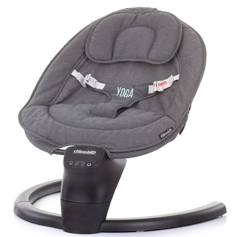 Leagan electric Chipolino Yoga asphalt, Culoare: Gri,poza 3