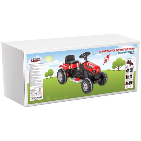 Tractor electric Pilsan Active 05-116 green, Culoare: Verde, Capacitate acumulator: 6V - poza 5 - ExclusivMAG.ro