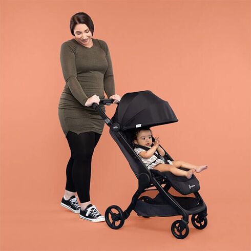 Carucior Compact Metro+ Ergobaby Black 0-22kg, Culoare: Negru,poza 6
