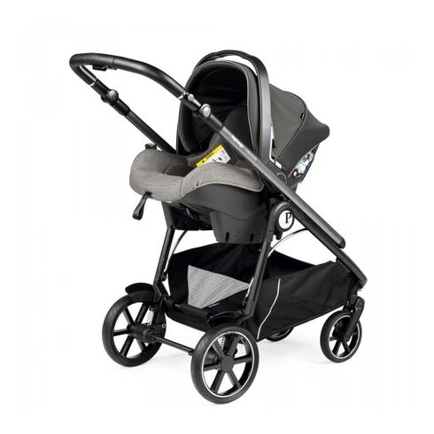 Carucior 3 in 1 Peg Perego Veloce, Primoviaggio SL, 0 - 22 kg, City Grey, Gri / Alb, Culoare: Alb/Gri,poza 5