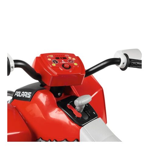 ATV Peg Perego Polaris Outlaw 330 W, 12V, 3 ani+, Negru / Rosu,poza 12  - ExclusivMAG.ro ATV Peg Perego Polaris Outlaw 330 W, 12V, 3 ani+, Negru / Rosu,poza 12