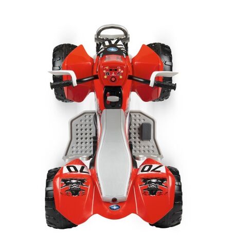 ATV Peg Perego Polaris Outlaw 330 W, 12V, 3 ani+, Negru / Rosu,poza 7  - ExclusivMAG.ro ATV Peg Perego Polaris Outlaw 330 W, 12V, 3 ani+, Negru / Rosu,poza 7