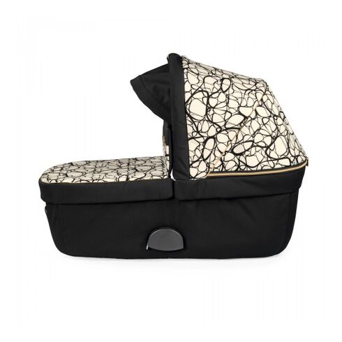 Carucior 3 in 1 Peg Perego Veloce, Lounge, 0 - 22 kg, Graphic Gold, Negru / Bej, Culoare: Crem,poza 8