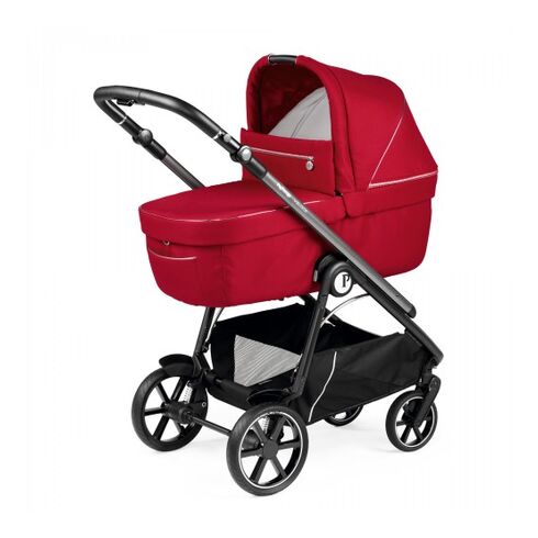 Carucior 3 in 1 Peg Perego Veloce, Primoviaggio SL, 0 - 22 kg, Red Shine, Rosu, Culoare: Rosu,poza 3