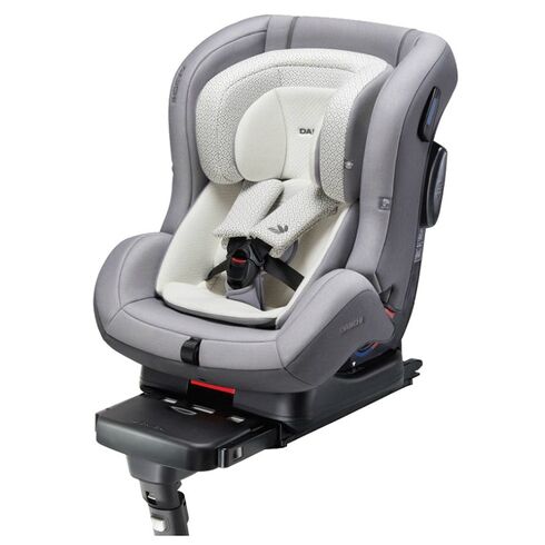 Scaun auto Isofix 0-25kg Daiichi First7 Plus Organic Grey, Culoare: Alb/Gri, Grupa: 0-25kg (0 luni - 7 ani)
