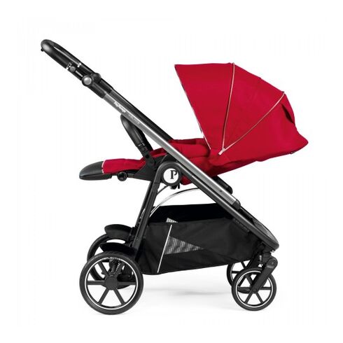 Carucior 3 in 1 Peg Perego Veloce, Primoviaggio SL, 0 - 22 kg, Red Shine, Rosu, Culoare: Rosu,poza 7
