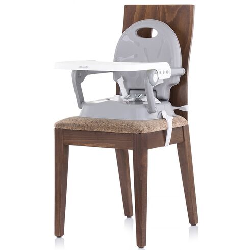Scaun de masa Chipolino Bonbon 3 in 1 grey, Culoare: Gri,poza 6