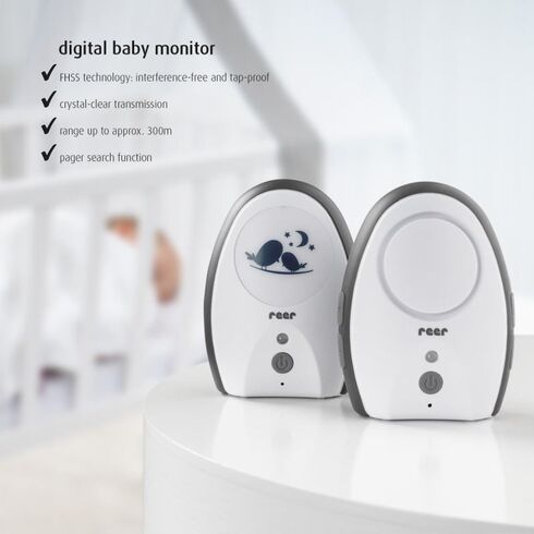 Monitor digital pentru bebelusi Rigi Digital Reer 50070,poza 3  - ExclusivMAG.ro Monitor digital pentru bebelusi Rigi Digital Reer 50070,poza 3