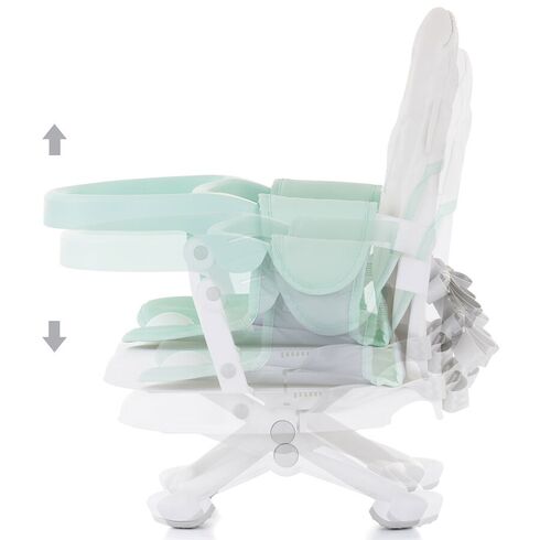 Inaltator scaun de masa Chipolino Lollipop mint, Culoare: Turquoise,poza 5