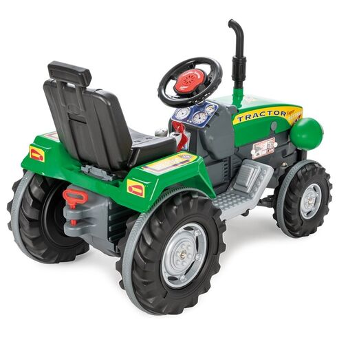 Tractor electric Pilsan SUPER 12V Verde, Culoare: Verde - poza 2 - ExclusivMAG.ro