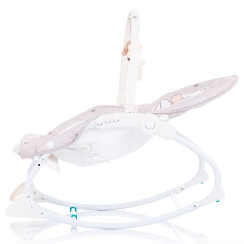 Scaunel balansoar Chipolino Enjoy beige, Culoare: Crem,poza 6