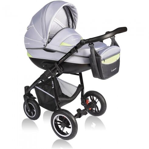 Carucior Crooner 2 in 1 Green/Gray - Vessanti, Culoare: Verde,poza 2