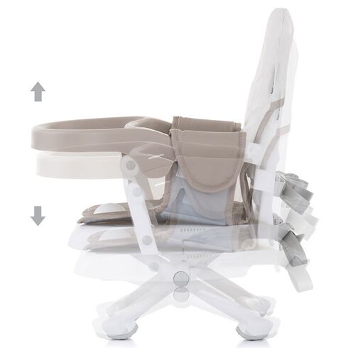 Inaltator scaun de masa Chipolino Lollipop latte, Culoare: Crem,poza 5