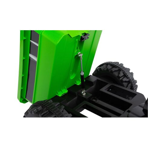 Tractor electric cu remorca si telecomanda Toyz HECTOR 12V Verde, Culoare: Verde - poza 8 - ExclusivMAG.ro
