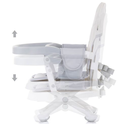 Inaltator scaun de masa Chipolino Lollipop mist, Culoare: Gri,poza 5