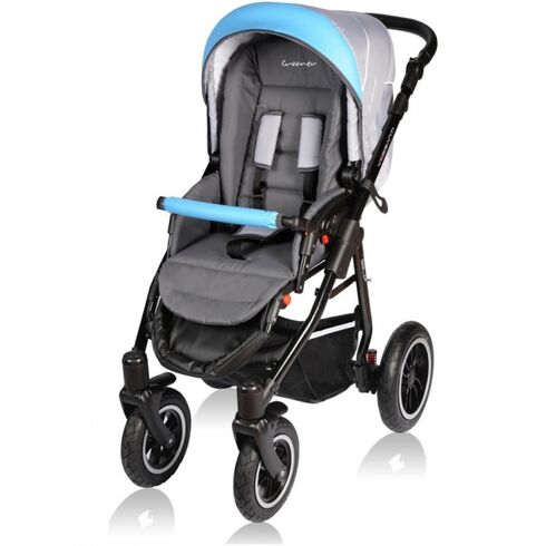 Carucior Crooner 3 in 1 Blue/Gray - Vessanti, Culoare: Blue,poza 3  - ExclusivMAG.ro Carucior Crooner 3 in 1 Blue/Gray - Vessanti, Culoare: Blue,poza 3