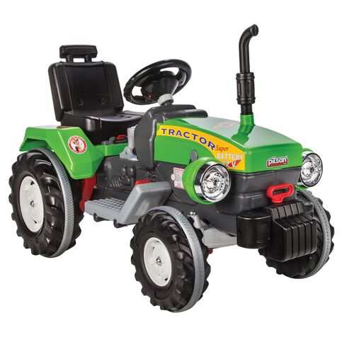 Tractor electric Pilsan SUPER 12V Verde, Culoare: Verde  - ExclusivMAG.ro