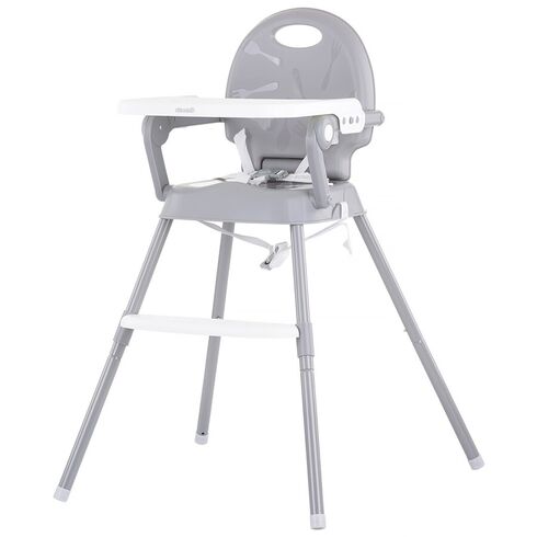 Scaun de masa Chipolino Bonbon 3 in 1 grey, Culoare: Gri,poza 2