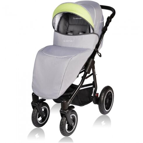 Carucior Crooner 2 in 1 Green/Gray - Vessanti, Culoare: Verde,poza 5