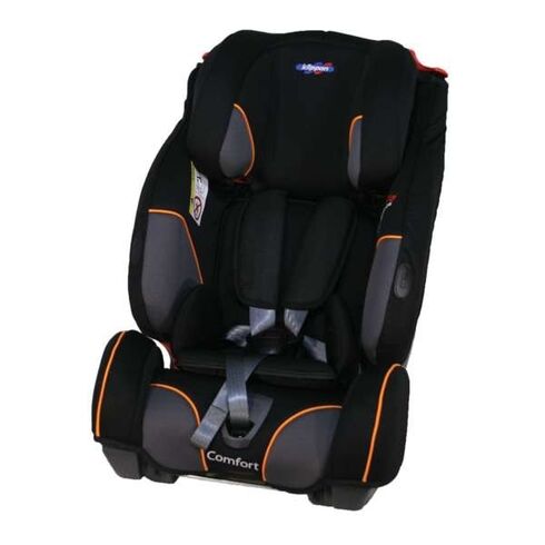 Klippan TRIOFIX COMFORT 9-36 KG cu BAZA ISOFIX Black/Orange, Culoare: Portocaliu, Grupa: 9-36kg (9 luni - 12 ani)