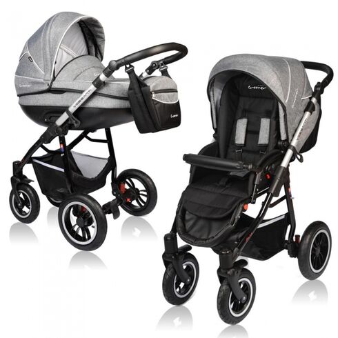 Carucior Vessanti Crooner Prestige 2 In 1 Gray, Culoare: Gri