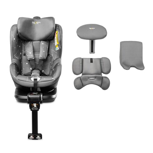 Caretero TWISTY 360 0-18 Kg i-SIZE ISOFIX Rear-facing Grey, Culoare: Gri, Grupa: 0-18kg (0 luni - 4 ani) - poza 5 - ExclusivMAG.ro