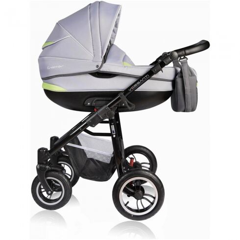 Carucior Crooner 2 in 1 Green/Gray - Vessanti, Culoare: Verde,poza 3