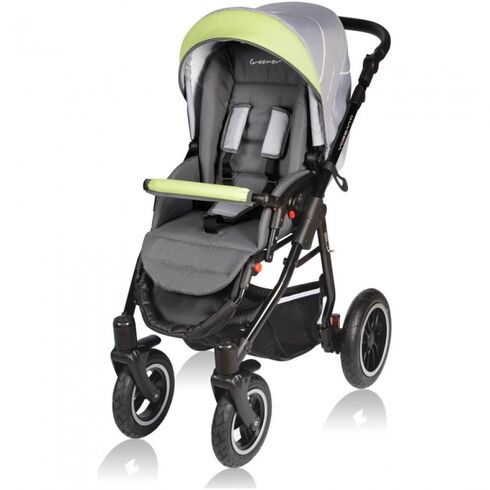 Carucior Crooner 2 in 1 Green/Gray - Vessanti, Culoare: Verde,poza 4