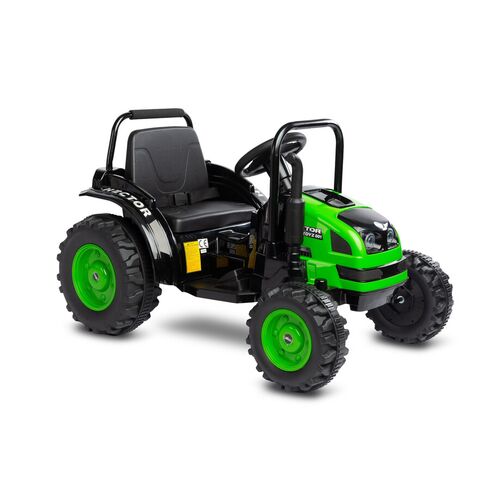 Tractor electric cu remorca si telecomanda Toyz HECTOR 12V Verde, Culoare: Verde - poza 7 - ExclusivMAG.ro