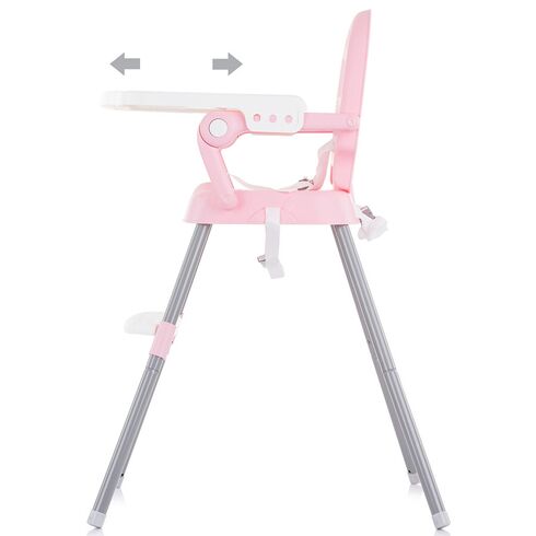Scaun de masa Chipolino Bonbon 3 in 1 pink, Culoare: Roz,poza 4