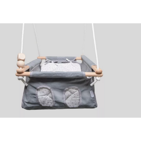 Legan multifunctional bebelusi, 0 luni – 3 ani (20 kg), testat TÜV Rheinland, Grey Stars FW Incababy, Culoare: Gri,poza 2