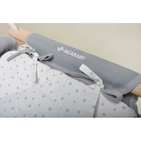 Legan multifunctional bebelusi, 0 luni – 3 ani (20 kg), testat TÜV Rheinland, Grey Stars FW Incababy, Culoare: Gri,poza 7