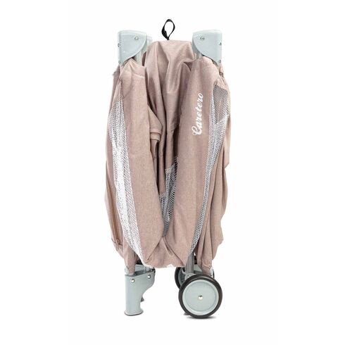 Patut pliant cu etaj intermediar Caretero BASIC PLUS Beige, Culoare: Crem, Dimensiuni: 120x60,poza 5  - ExclusivMAG.ro Patut pliant cu etaj intermediar Caretero BASIC PLUS Beige, Culoare: Crem, Dimensiuni: 120x60,poza 5